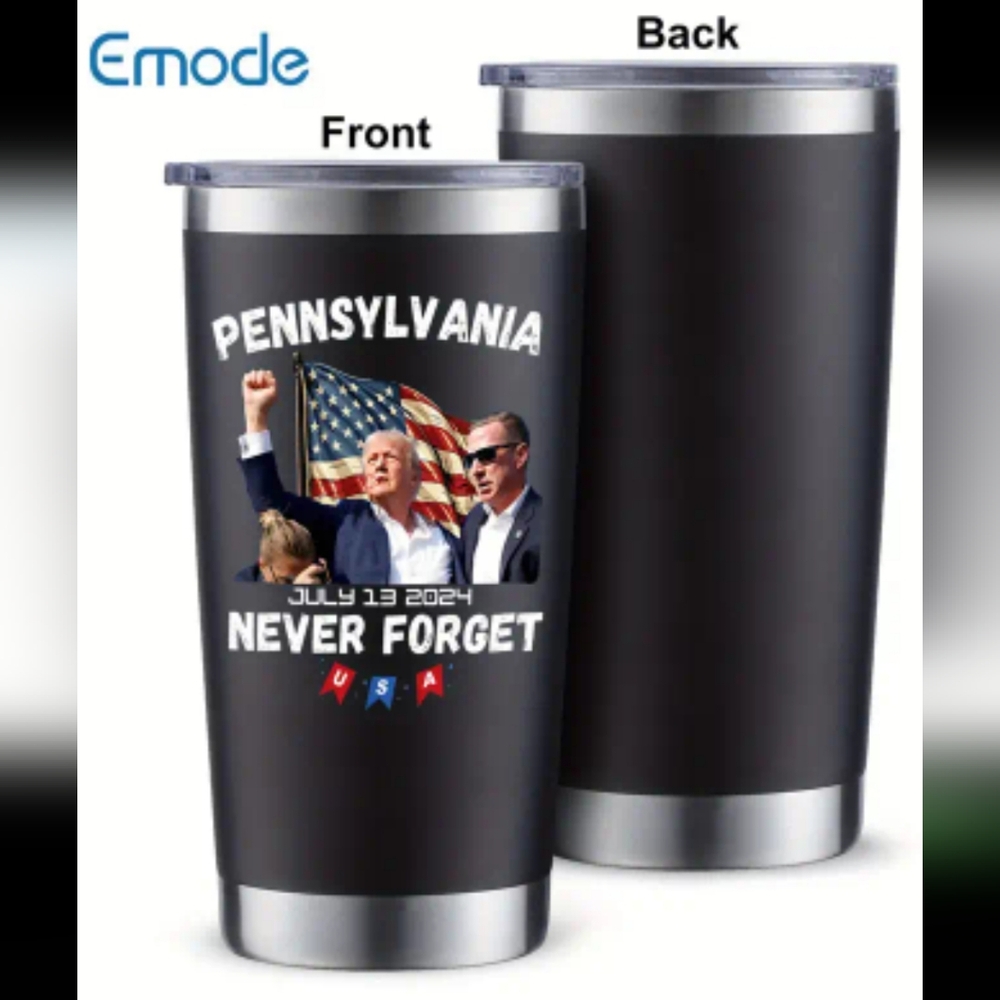 PA never forget! Trump insulated stainless steel tumbler! 🇺🇸